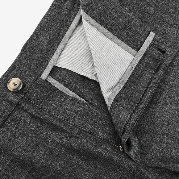 Canali NWT Grey Melange Washable Wool Trousers
Size EU 52 - Picture 5 of 10